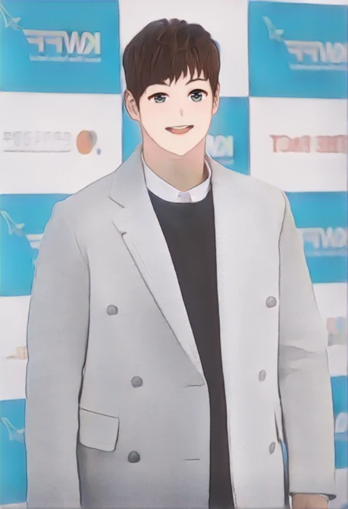 손호영 웹툰 스타일 초상화