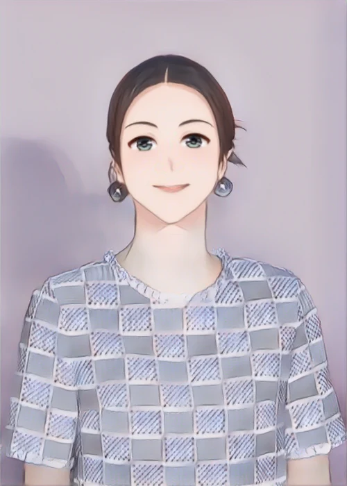 김옥빈 웹툰 스타일 초상화