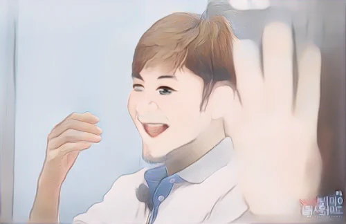 노홍철 웹툰 스타일 초상화