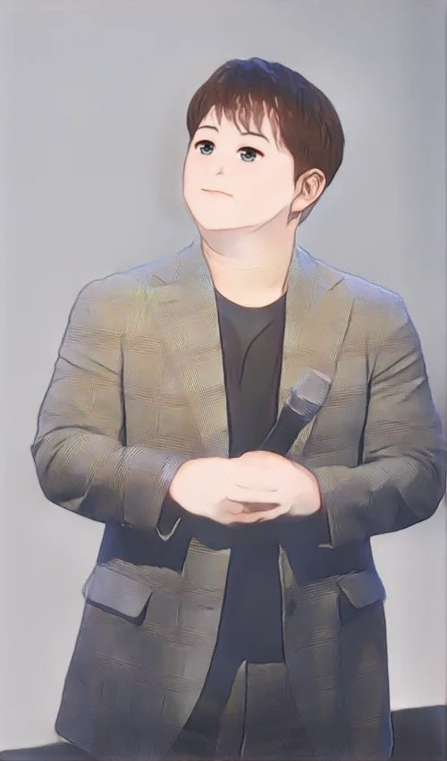 허각 웹툰 스타일 초상화
