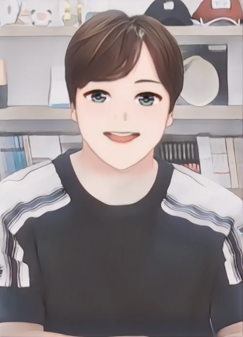 여진구 웹툰 스타일 초상화