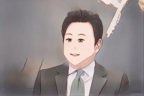 임하룡 웹툰 스타일 초상화