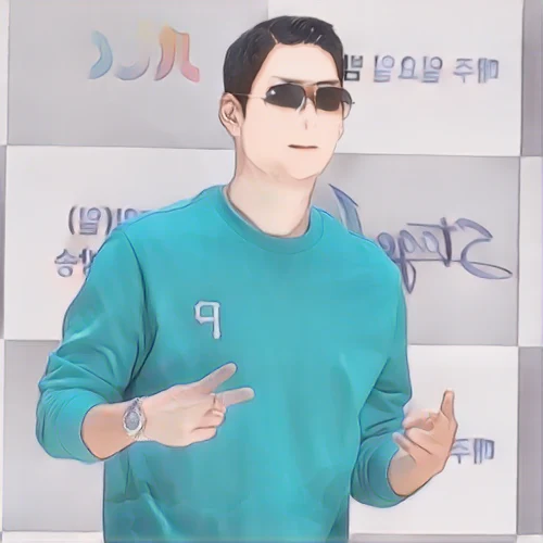 박준형 웹툰 스타일 초상화