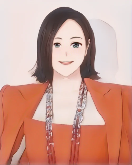 김혜수 웹툰 스타일 초상화