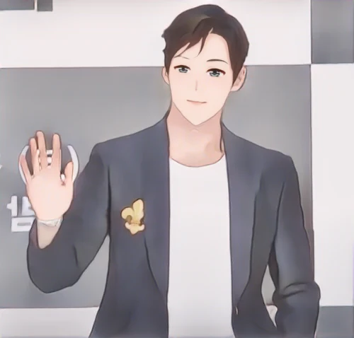 최진혁 웹툰 스타일 초상화