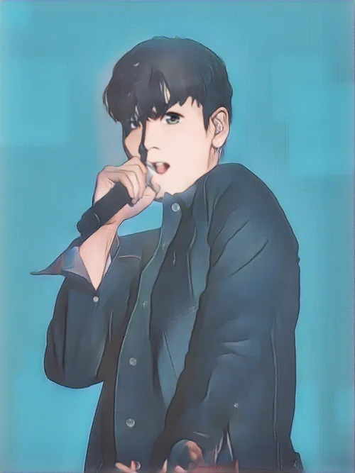 젤로 웹툰 스타일 초상화