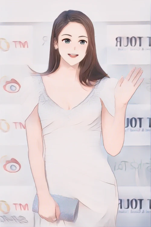 이태임 웹툰 스타일 초상화