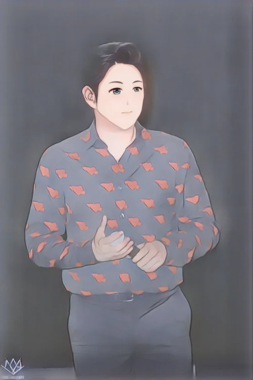 강인 웹툰 스타일 초상화