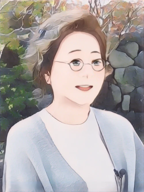 윤여정 웹툰 스타일 초상화