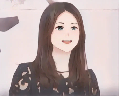 이보영 웹툰 스타일 초상화
