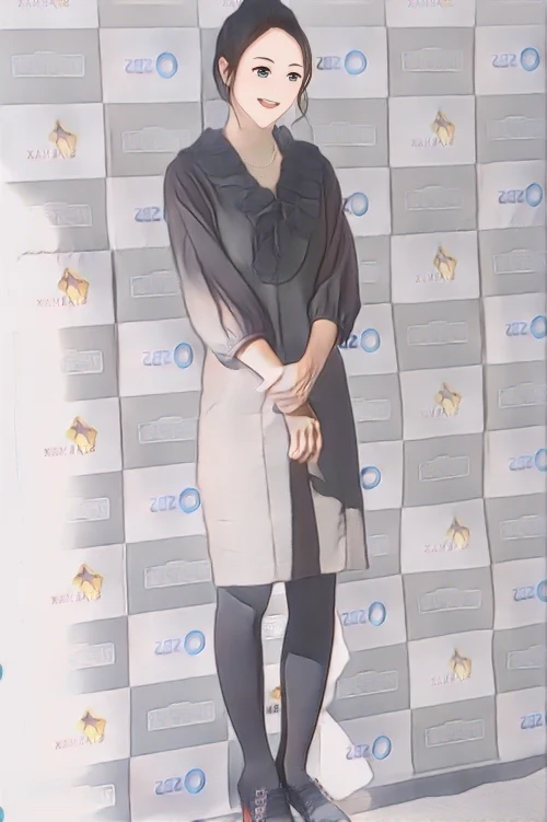 전혜진 웹툰 스타일 초상화