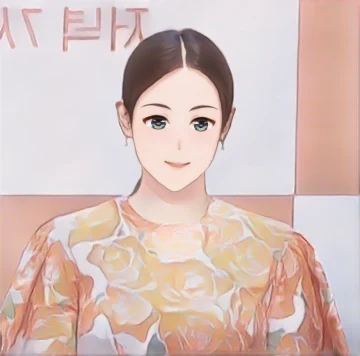 조윤희 웹툰 스타일 초상화