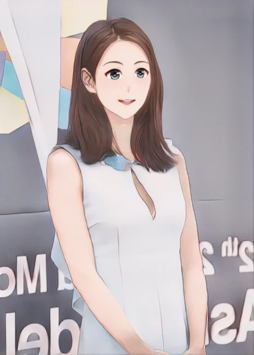 정아 웹툰 스타일 초상화