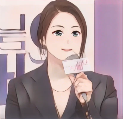 남상미 웹툰 스타일 초상화