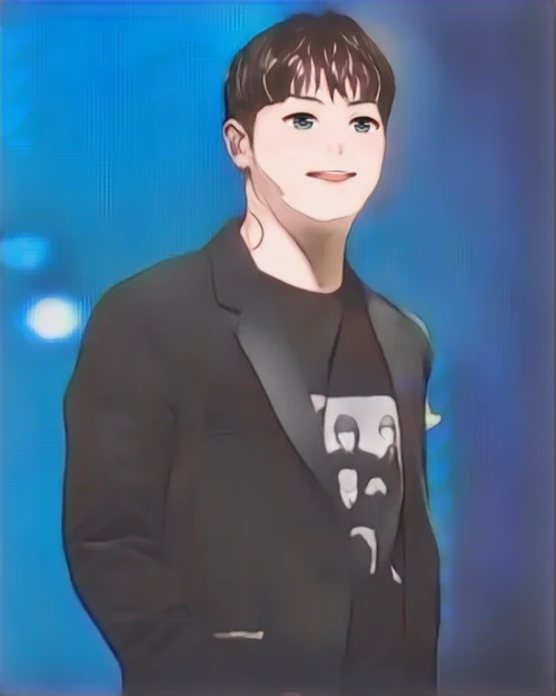 휘성 웹툰 스타일 초상화