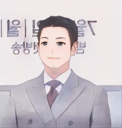 조승우 웹툰 스타일 초상화