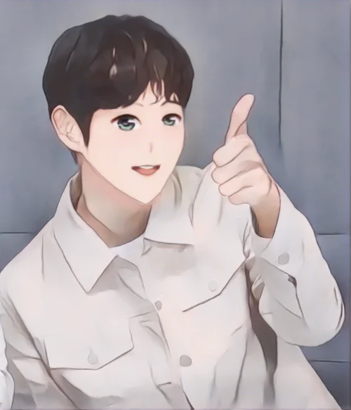 이준기 웹툰 스타일 초상화