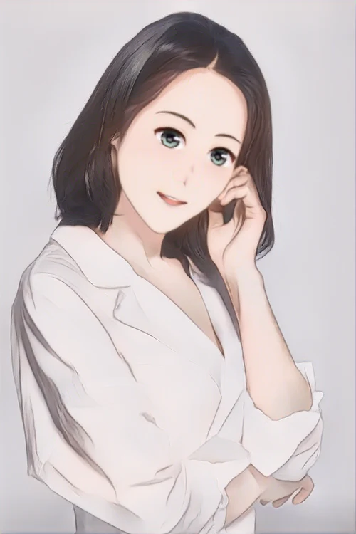 윤아정 웹툰 스타일 초상화