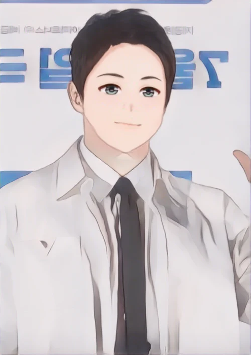 조정석 웹툰 스타일 초상화