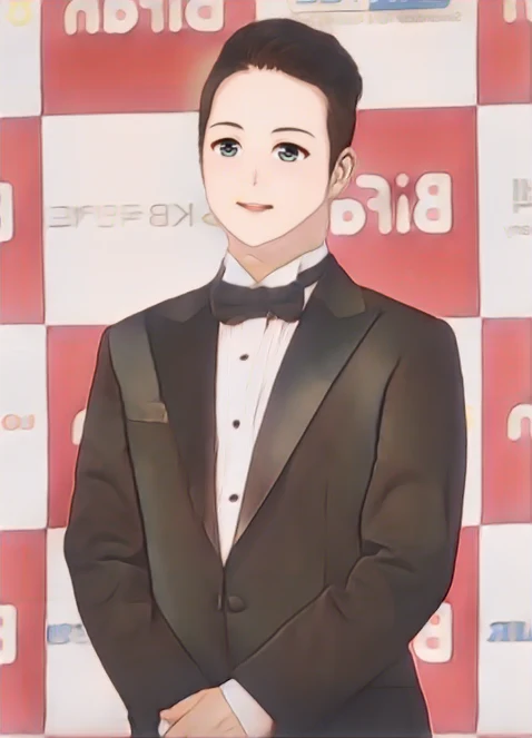 김혜성 웹툰 스타일 초상화