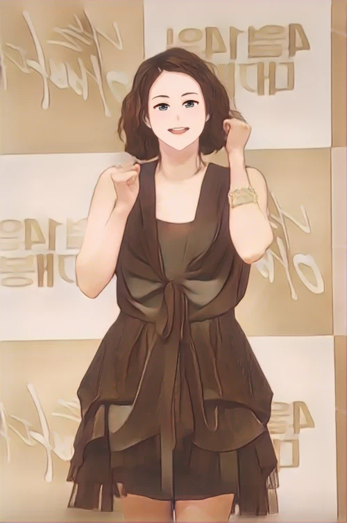 최정윤 웹툰 스타일 초상화