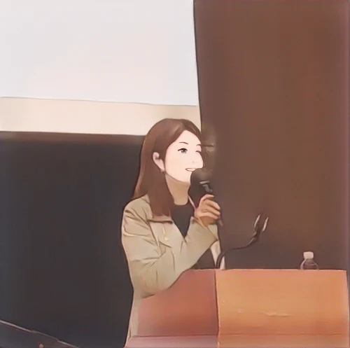 신애라 웹툰 스타일 초상화