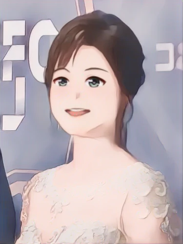 김여진 웹툰 스타일 초상화