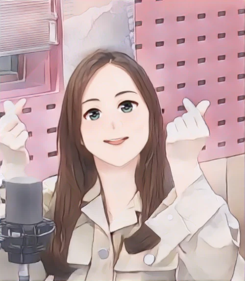 한혜진 웹툰 스타일 초상화