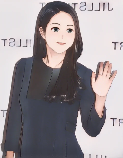 이진 웹툰 스타일 초상화