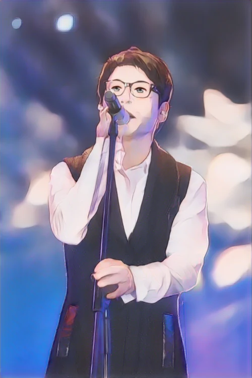 조관우 웹툰 스타일 초상화