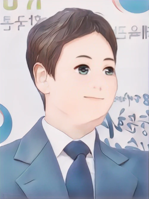 이선균 웹툰 스타일 초상화