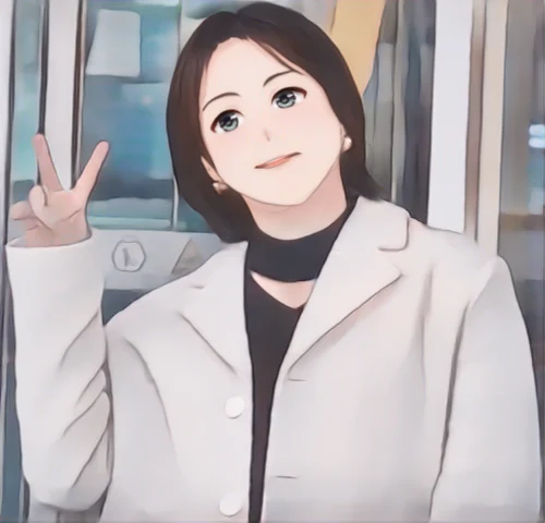 윤하 웹툰 스타일 초상화
