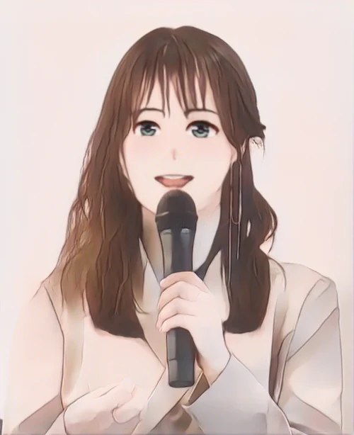 구혜선 웹툰 스타일 초상화