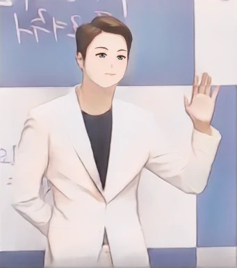 연우진 웹툰 스타일 초상화