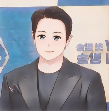 장동건 웹툰 스타일 초상화