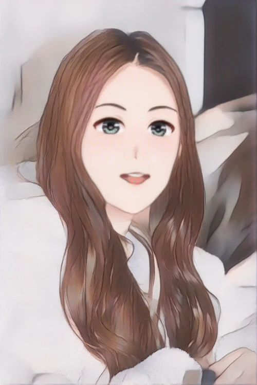 송지은 웹툰 스타일 초상화
