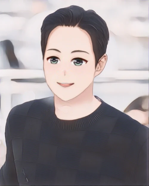 조인성 웹툰 스타일 초상화