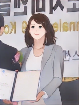 김지수 웹툰 스타일 초상화