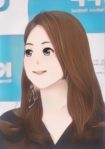 임은경 웹툰 스타일 초상화